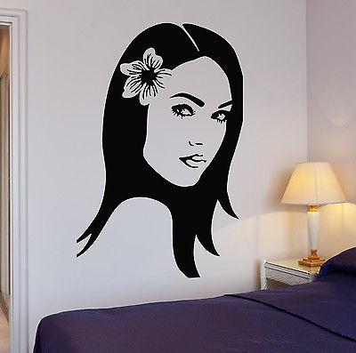 Wall Stickers Sexy Lady Beautiful Hairdress Beauty Salon Spa Vinyl Decal Unique Gift (ig437)