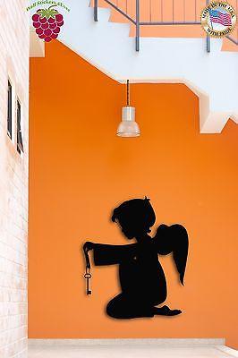 Wall Stickers Vinyl Decal Little Angel With Wings Religious Religion Decor Unique Gift z1587