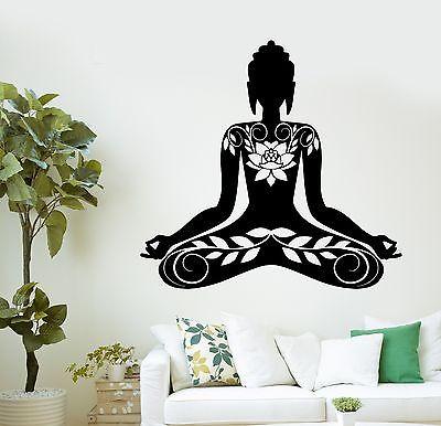 Wall Sticker Buddha Meditation Mantra Zen Yoga Vinyl Decal Unique Gift (z2893)