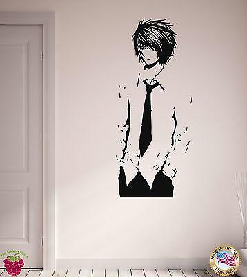 Wall Vinyl Sticker Decal Japanese Cartoon Teen Death Note Anime Manga Unique Gift (z1939)