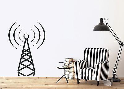Wall Sticker Vinyl Decal Station Radio Wave Beacon Derrick Unique Gift (n223)