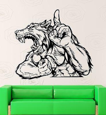 Wall Stickers Vinyl Decal Wolf Werewolf Fantasy for Baby Kids Room Unique Gift (ig1862)