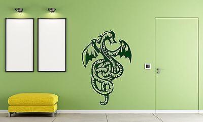 Wall Sticker Vinyl Decal Dragon Wings Spikes Symbol Horoscope Unique Gift (n248)