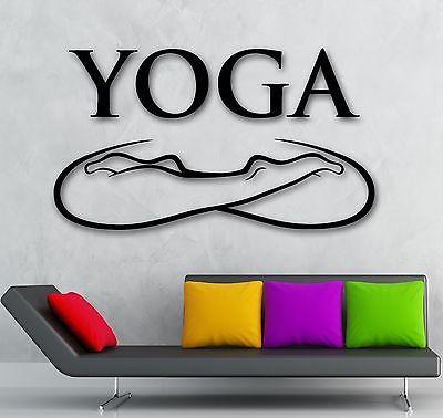 Wall Sticker Vinyl Decal Health Yoga Meditation Buddhism Philosophy Unique Gift (ig2014)