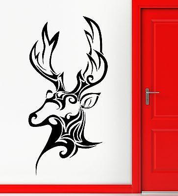 Wall Sticker Vinyl Decal Deer Hunting Trophy Animal Head Patterns Decor Unique Gift (ig2236)