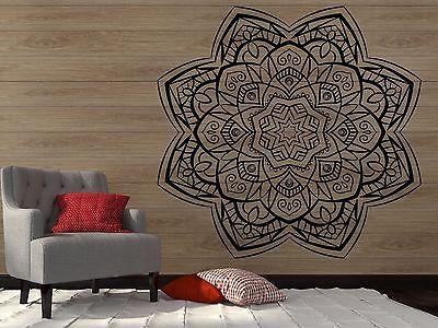 Wall Vinyl Sticker Mandala Enzo Circle Meditation Yoga Studio Decor Unique Gift (z2908)