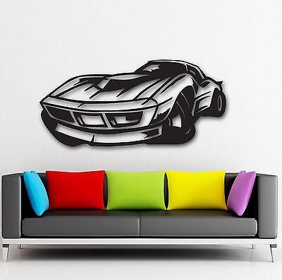 Wall Stickers Vinyl Decal Muscle Car Garage Race Unique Gift (ig897)