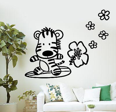 Wall Stickers Zebra Nursery Animal Baby For Kids Baby Vinyl Decal Unique Gift (ig1590)