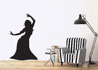 Wall Stickers Vinyl Decal Hot Sexy Showgirl Oriental Dance Unique Gift (n073)