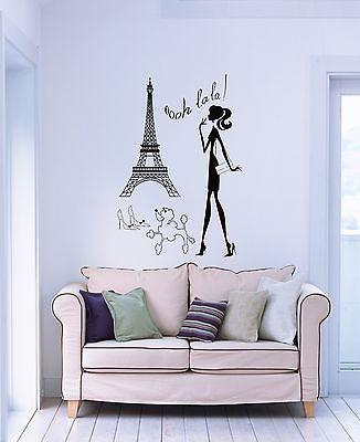 Wall Stickers Hot Sexy Woman Paris France Europe Art Mural Vinyl Decal Unique Gift (ig1944)