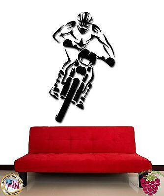 Wall Stickers Vinyl Decal Bike Bikers Exteme Sport Speed Living Room  Unique Gift (z1743)