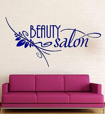 Vinyl Decal Beauty Salon Quote Wall Sticker Spa Hair Stylist Hairdresser Unique Gift (ig2353)
