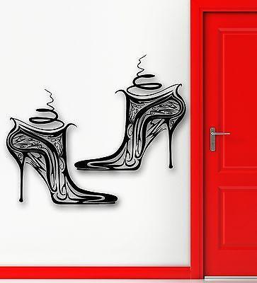 Wall Sticker Vinyl Decal Shoes Beautiful Fashion Girl Style Unique Gift (ig1817)