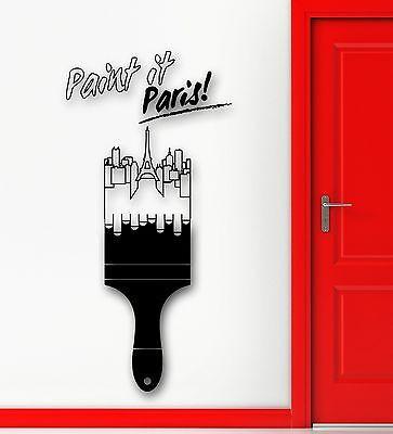 Wall Sticker Vinyl Decal Painting Paris France Europe Travel Decor Unique Gift (ig2167)