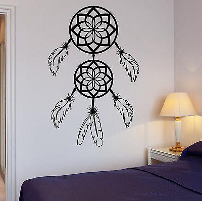 Wall Vinyl Dream Catcher Dreamcatcher Talisman Amulet For Bedroom Unique Gift (z2808)