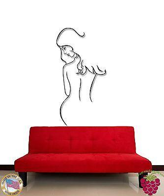 Wall Stickers Vinyl Decal Hot Sexy Naked Girl Abstract Modern Decor Unique Gift (z1865)