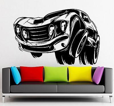 Wall Sticker Vinyl Decal Muscle Car Sports Race Garage Decor Unique Gift (ig2150)