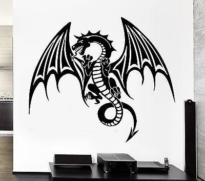 Wall Decal Dragon Myth Fantasy Monster Cool Decor Unique Gift (z2692)