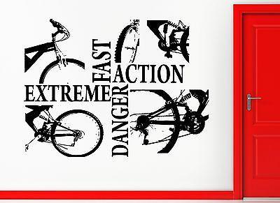 Bicycle Bike Cycle Extreme Sport Decor Wall Stickers Vinyl Decal (z2243)