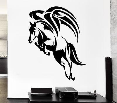 Wall Decal Wings Flying Horse Pegasus Mythology Ancient Vinyl Stickers Unique Gift (ed252)