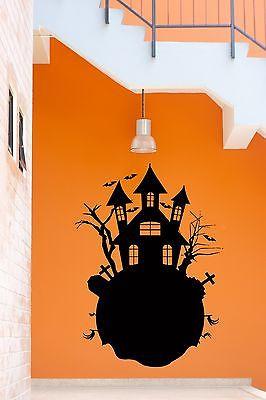 Wall Stickers Vinyl Decal Evil Spirits Castle Halloween Horror For Kids Unique Gift z1204