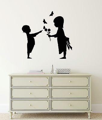 Wall Stickers Vinyl Decal Cute Kids Couple Friendship Love Decor Unique Gift (ig197)
