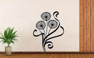 Wall Sticker Vinyl Decol  Dandelion Good Spirit of the Earth Spring Unique Gift (n021)