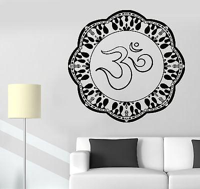 Wall Sticker Sanskrit Mandala Meditation Buddha Relaxation Vinyl Decal Unique Gift (z2926)