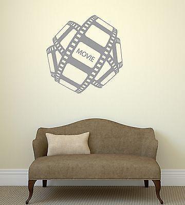 Wall Vinyl Sticker Movie Cinema Film Filmstrip Entertainment Room Decor Unique Gift (ig2065)