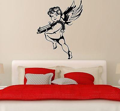 Wall Stickers Vinyl Decal Cupid Love Romantic Cool Bedroom Decor (ig1773)