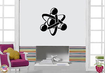Wall Sticker Atoms Cool Modern Abstract Decor For Living Room  Unique Gift z1460