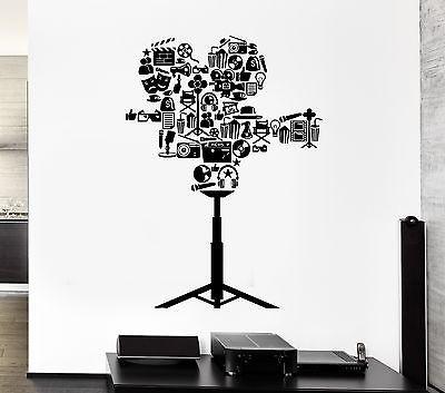 Wall Decal Camcorder Movie The Film Cinema Theater Art Vinyl Stickers Unique Gift (ed122)