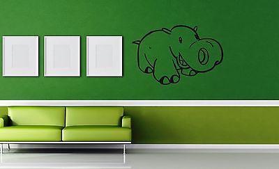 Wall Stickers Vinyl Decal Hippo Animals for Children Nursery Unique Gift ig1369