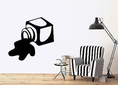 Wall Vinyl Sticker Inkwell Ink Puddle of Spilled White Paper Spot Decor Unique Gift (n035)