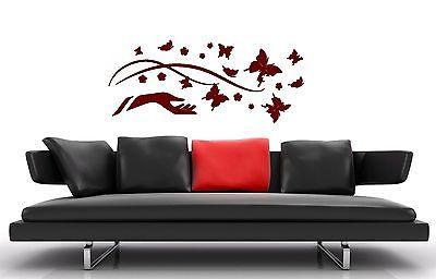 Wall Stickers Vinyl Decal Modern Style Leaves for Living Room Unique Gift ig1356