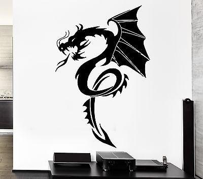 Wall Decal Dragon Myth Movie Fantasy Monster Cool Decor Unique Gift (z2693)