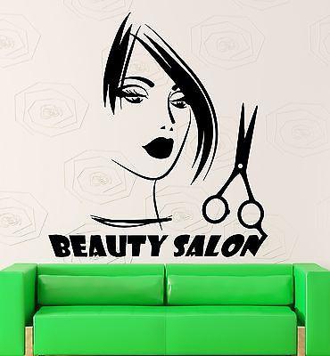 Wall Sticker Vinyl Decal Beauty Salon Hairdresser Spa Hair Barbershop Unique Gift (ig2153)