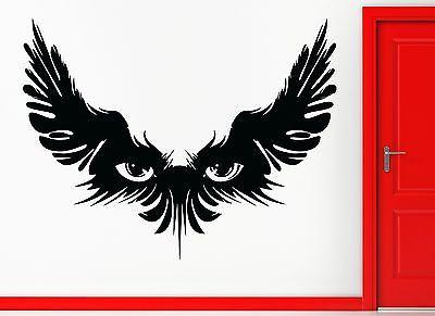 Wall Stickers Vinyl Decal Magic Wings Eye Gothic Teen Scary Creepy Unique Gift (z2229)