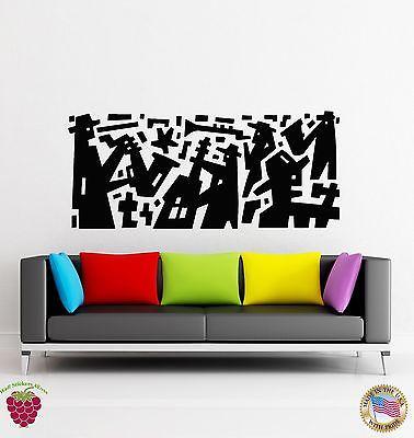 Wall Stickers Vinyl Decal Jazz Band Night Party Music Modern Decor Unique Gift (z1834)