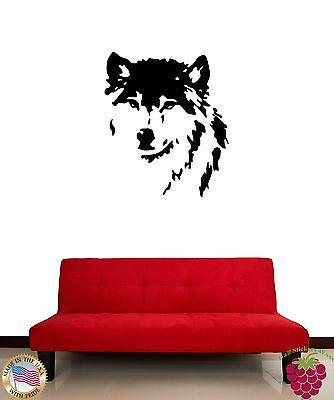 Wall Sticker Wolf Animal Predator Cool Decor for Living Room Unique Gift z1329