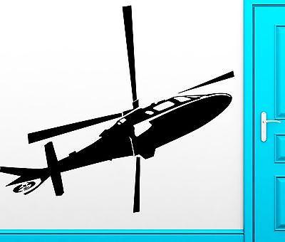 Wall Sticker Vinyl Decal Helicopter Air Special Forces Army Cool Decor Unique Gift (z2507)