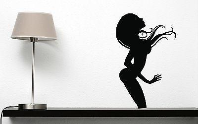 Wall Sticker Vinyl Decal Sexy Harmonious Figure Girl Great Hairstyle Unique Gift (n315)