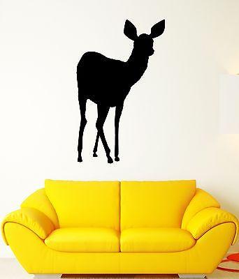 Wall Decal Animal Deer Forest Nature Artiodactyls Hunting Vinyl Stickers Unique Gift (ed218)