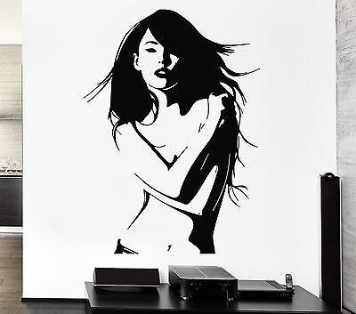 Sexy Woman Wall Stickers Beautiful Girl Naked Model Vinyl Decal Art Mural (ig1354)
