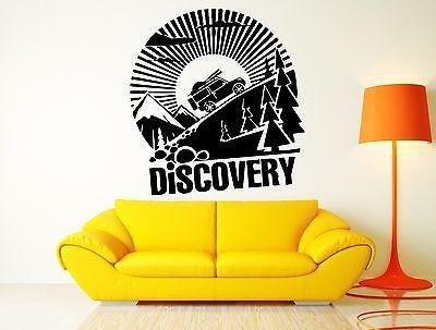 Wall Decal Quote Inspire Message Discovery Car Travel Tourism Decor Unique Gift (z2645)