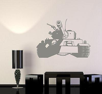 Wall Vinyl Tank Military Forces War Guaranteed Quality Decal Unique Gift (z3432)