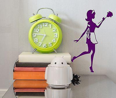 Wall Stickers Vinyl Decal Housekeeper Cleaning Home Hostess Woman Unique Gift (ig728)