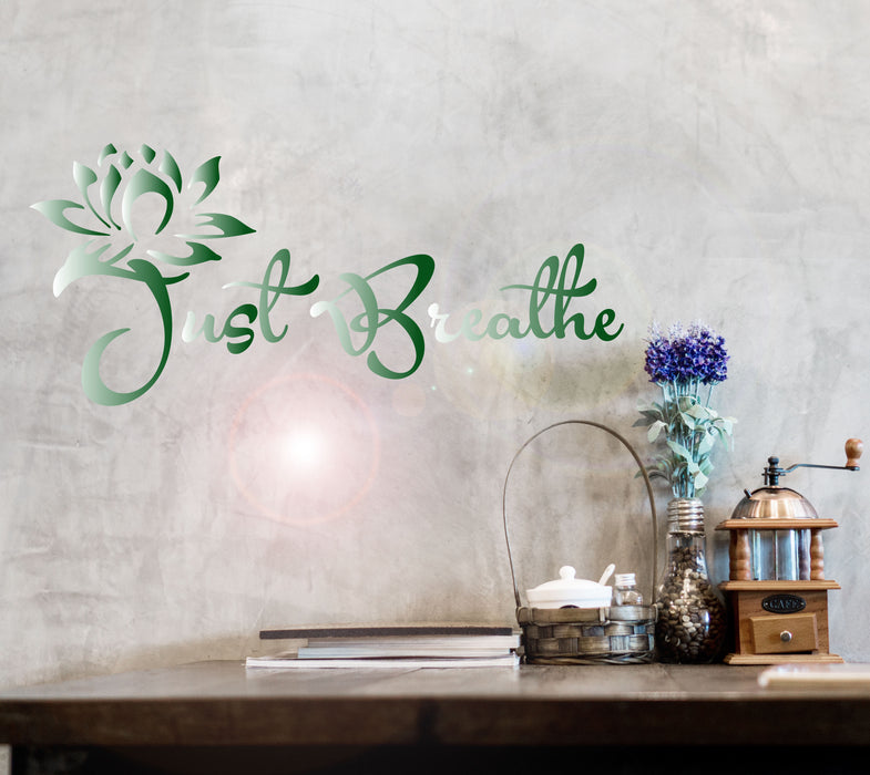 Наклейка на стену Цитата о йоге Медитация Будда Расслабляющий Виниловый Декор zc033