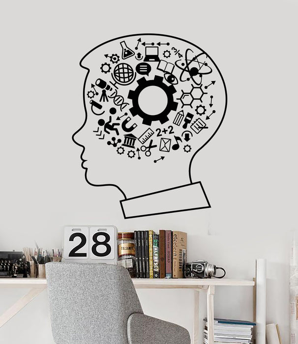 Vinyl Wall Decal School Education Science Chemistry Physics Boy Room Stickers Mural (g1151)