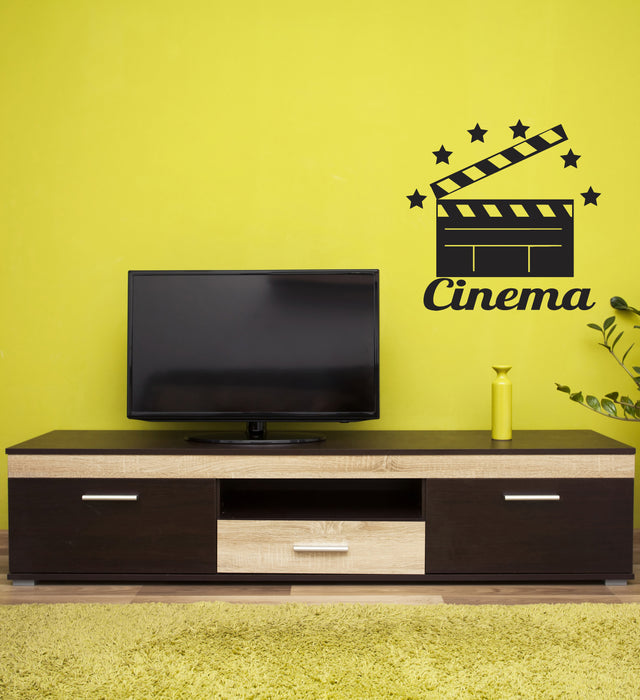 Vinyl Wall Decal Movie Cinema Watch House Hollywood Decor Stickers Mural (g145)